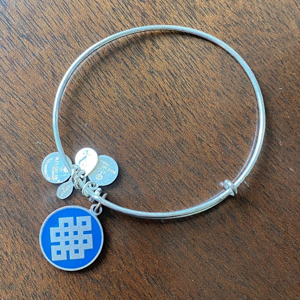 Alex and Ani +Energy Bangle Bracelet in Silver